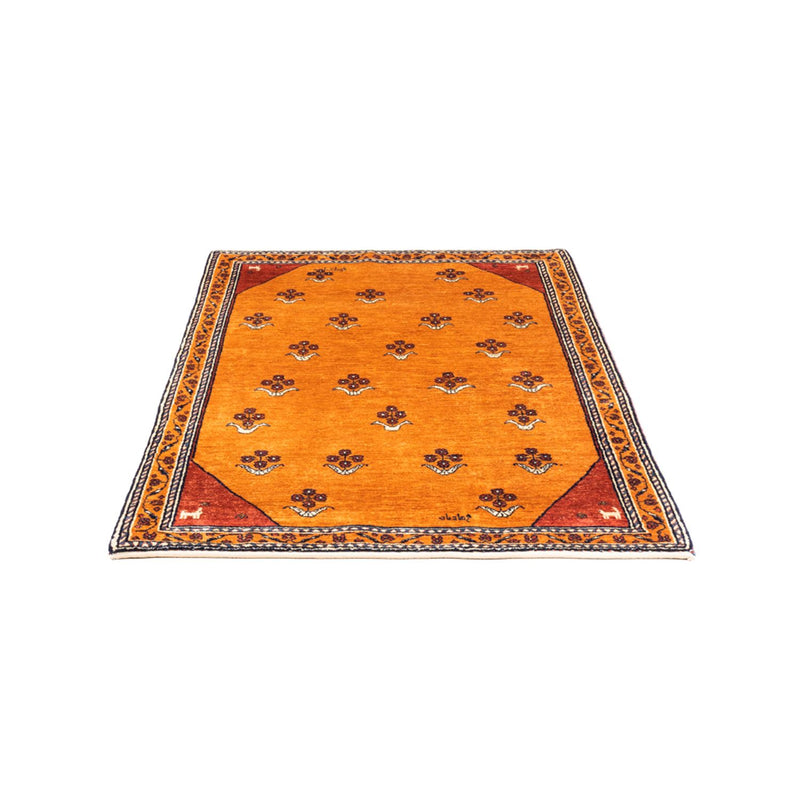 Gabbeh-matta - persisk - 148 x 105 cm - guld