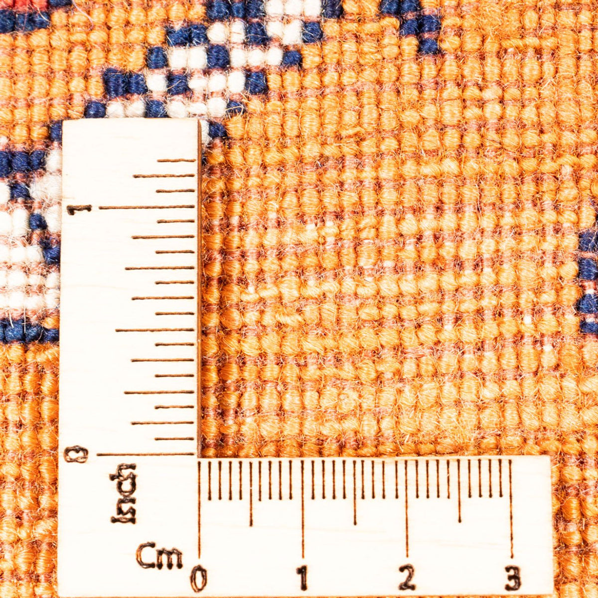 Gabbeh-matta - persisk - 148 x 105 cm - guld