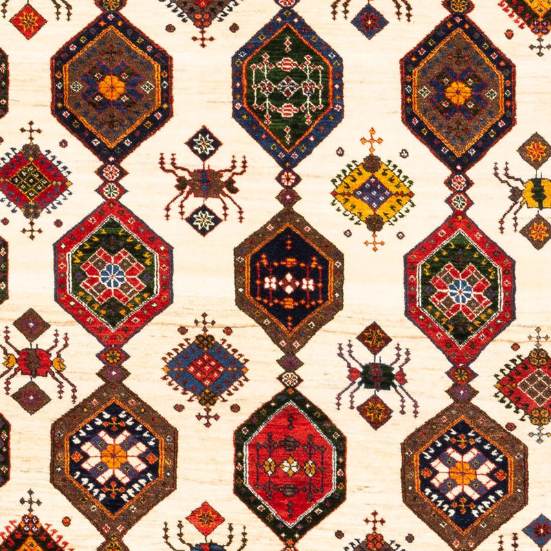 Gabbeh-matta - persisk - 205 x 153 cm - flerfärgad