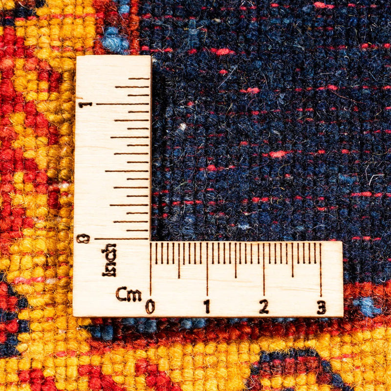 Runner Gabbeh-matta - persisk - 253 x 84 cm - mörkblå