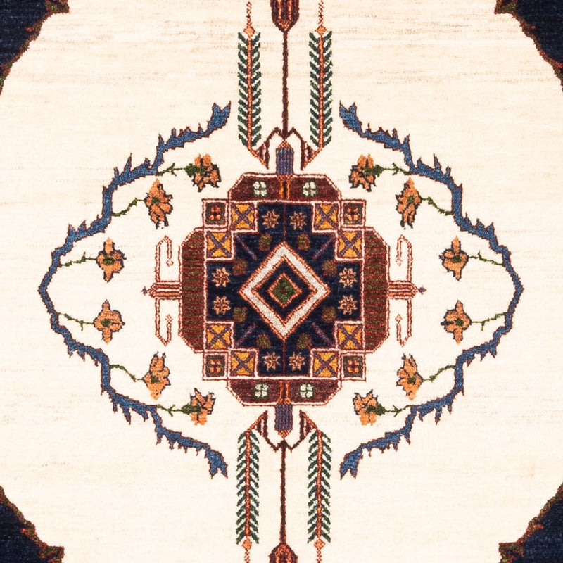 Gabbeh-matta - persisk - 162 x 115 cm - grädde