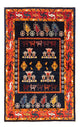 Persisk Gabbeh Mattan 108x160cm - Perserteppich Wollteppich