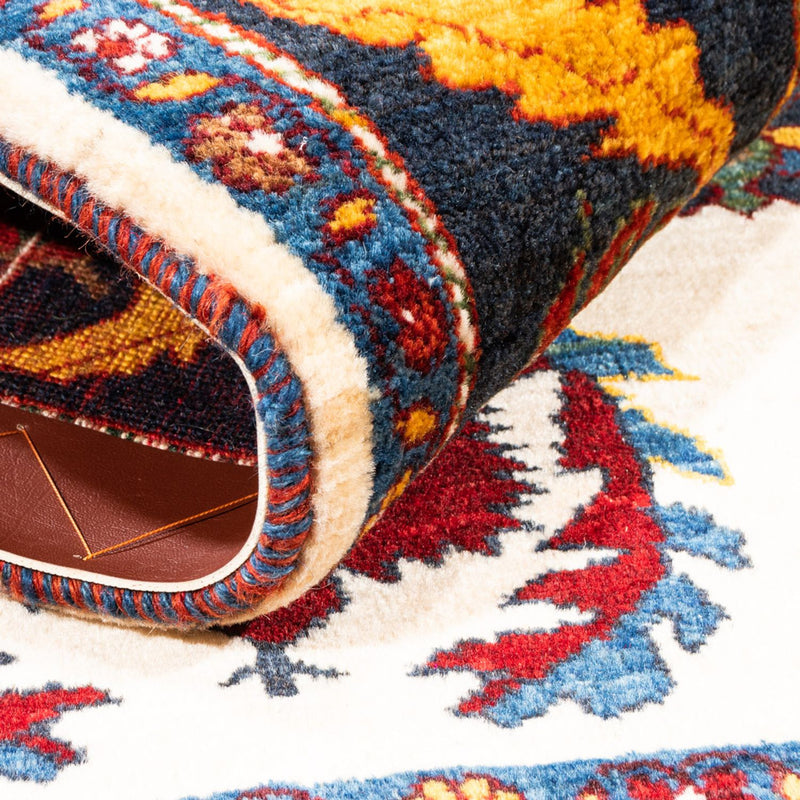 Gabbeh-matta - persisk - 155 x 115 cm - grädde