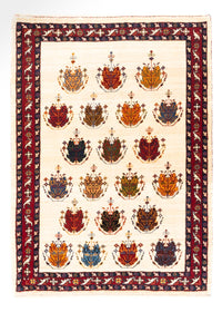 Persisk Gabbeh Mattan 140x105cm - Perserteppich Wollteppich – product image