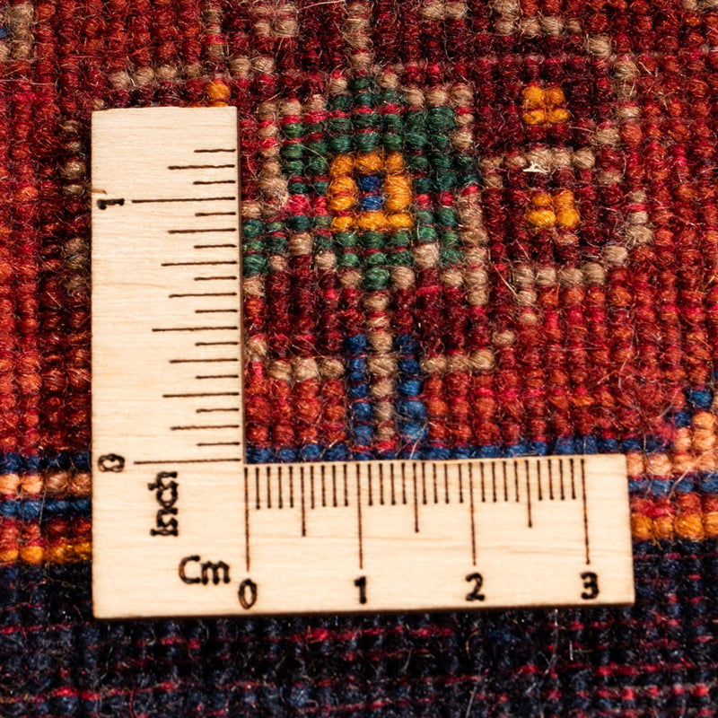 Gabbeh-matta - persisk - 257 x 185 cm - mörkblå