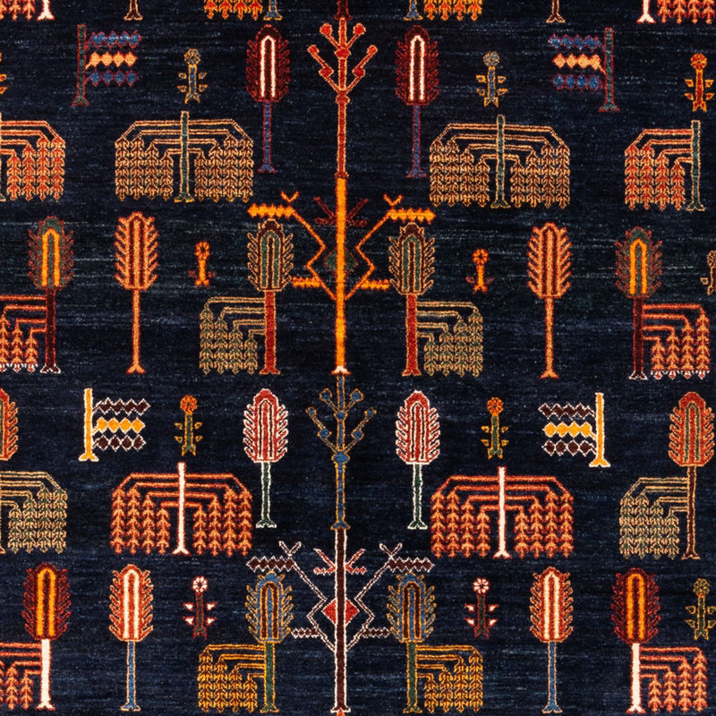 Gabbeh-matta - persisk - 240 x 170 cm - mörkblå