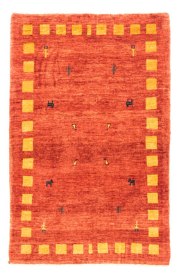Gabbeh-matta - persisk - 150 x 103 cm - terrakotta