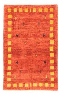 Gabbeh-matta - persisk - 150 x 103 cm - terrakotta