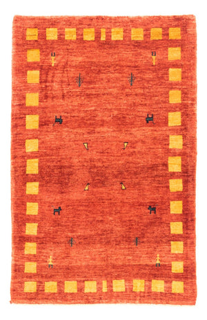 Gabbeh-matta - persisk - 150 x 103 cm - terrakotta