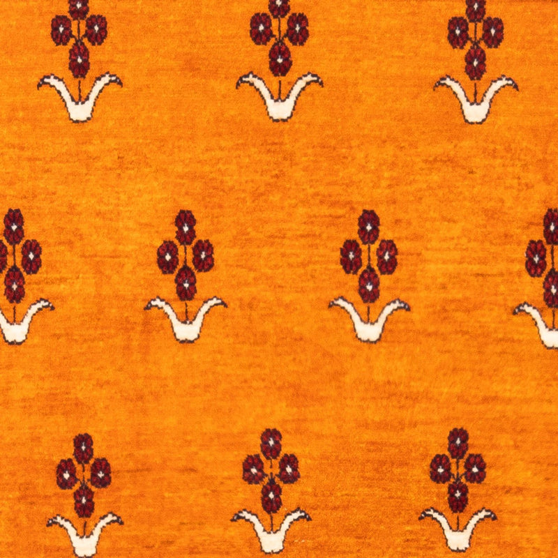 Gabbeh-matta - persisk - 155 x 104 cm - guld