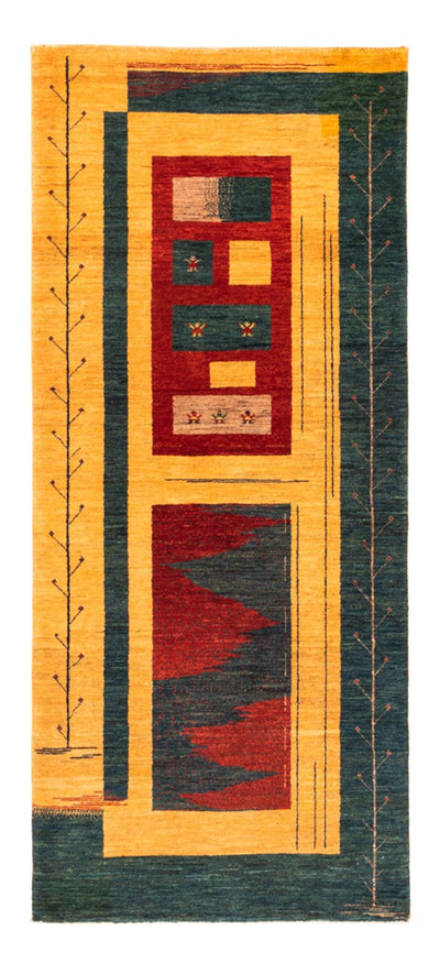 Persisk Gabbeh Mattan 80x198cm - Perserteppich Wollteppich