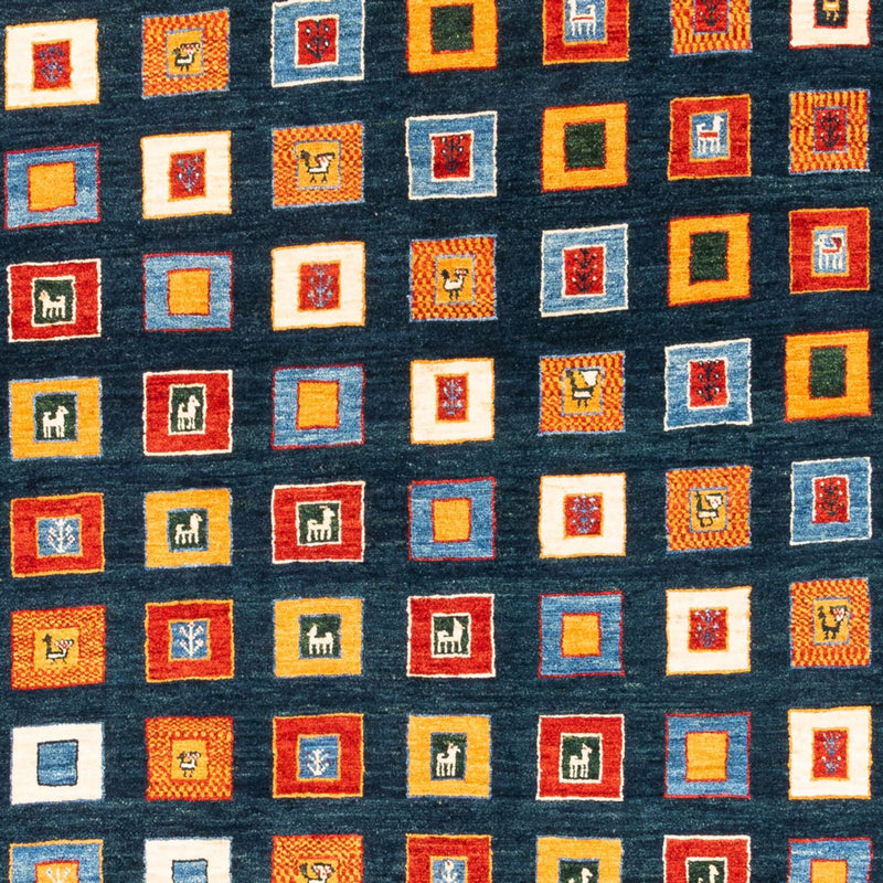 Gabbeh-matta - persisk - 238 x 168 cm - flerfärgad