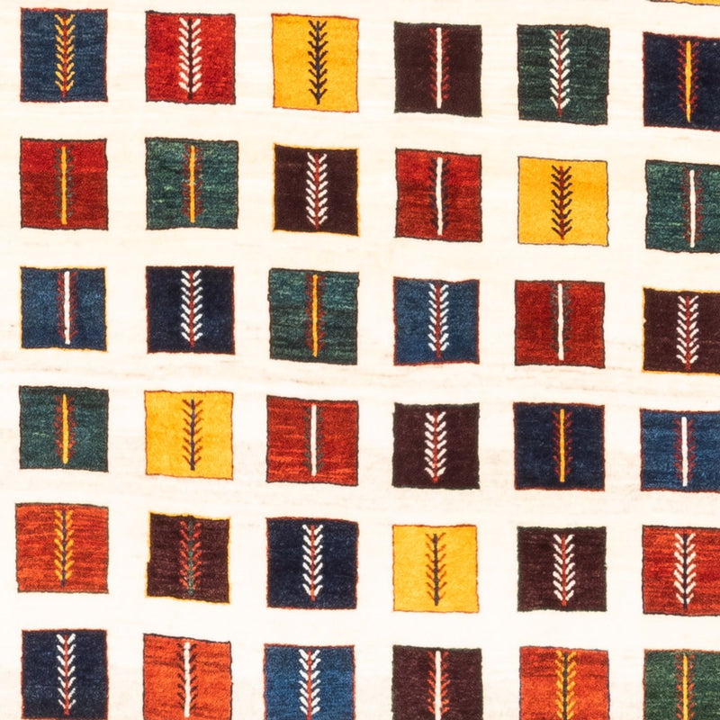 Gabbeh-matta - persisk - 207 x 157 cm - flerfärgad