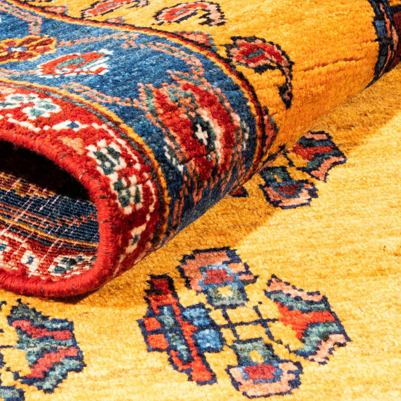 Gabbeh-matta - persisk - 175 x 120 cm - guld