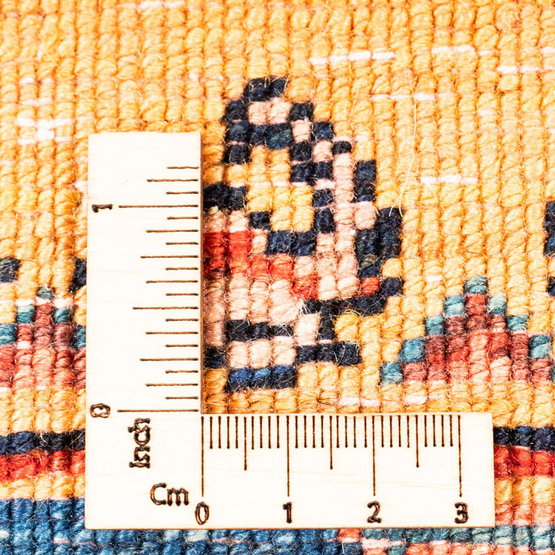 Gabbeh-matta - persisk - 175 x 120 cm - guld