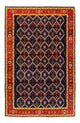 Gabbeh-matta - persisk - 205 x 143 cm - mörkblå