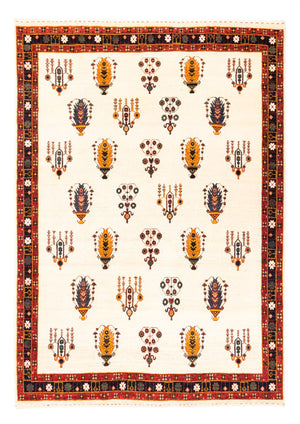 Gabbeh-matta - persisk - 215 x 152 cm - grädde