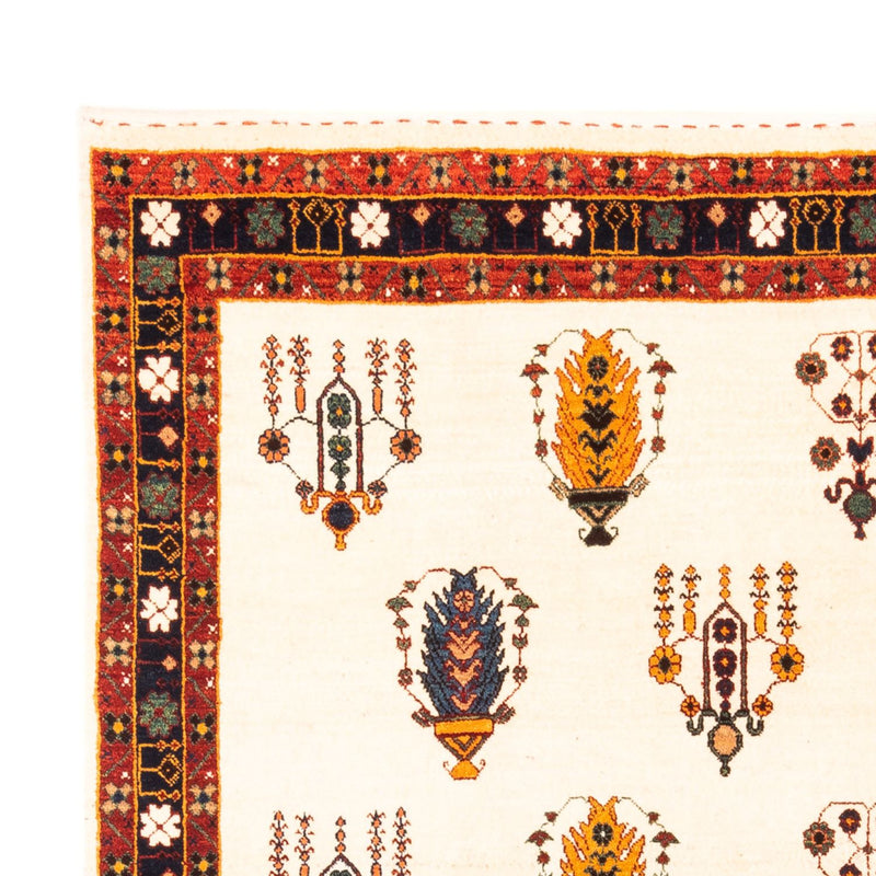 Gabbeh-matta - persisk - 215 x 152 cm - grädde