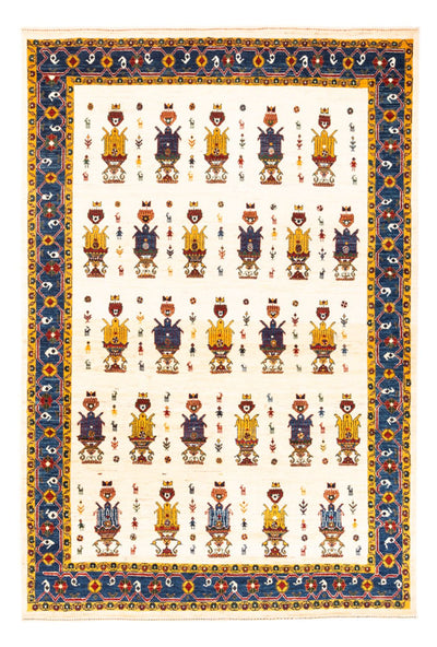 Persisk Gabbeh Mattan 154x221cm - Perserteppich Wollteppich