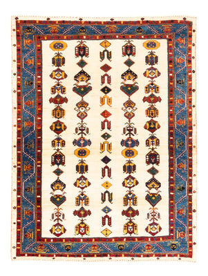 Gabbeh-matta - persisk - 194 x 145 cm - grädde