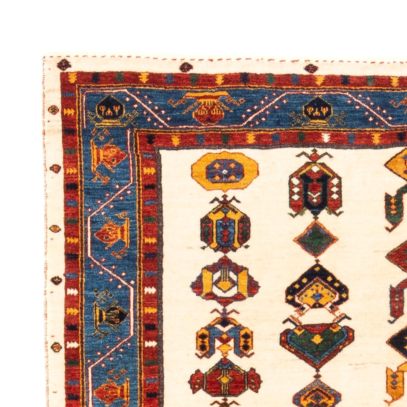 Persisk Gabbeh Mattan 194x145cm - Perserteppich Wollteppich