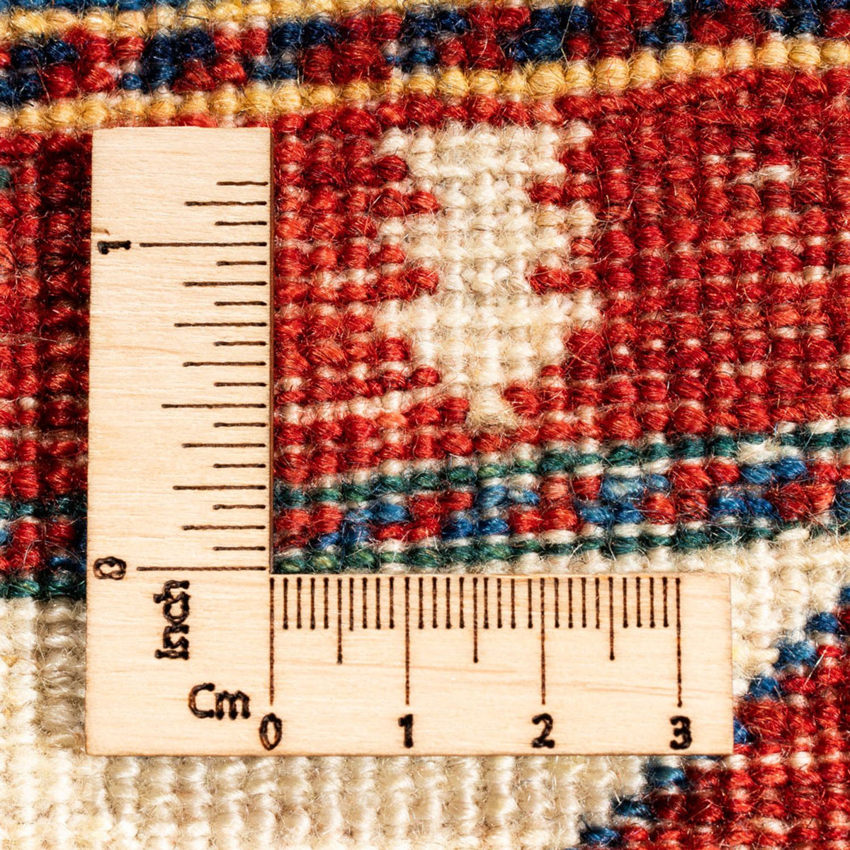 Gabbeh-matta - persisk - 194 x 145 cm - grädde