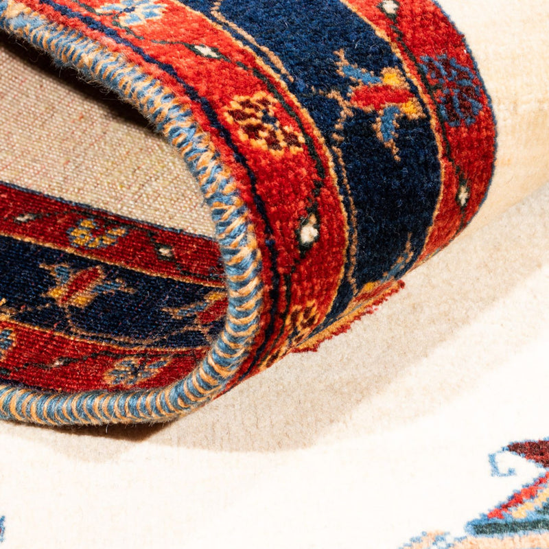 Gabbeh-matta - persisk - 153 x 100 cm - grädde