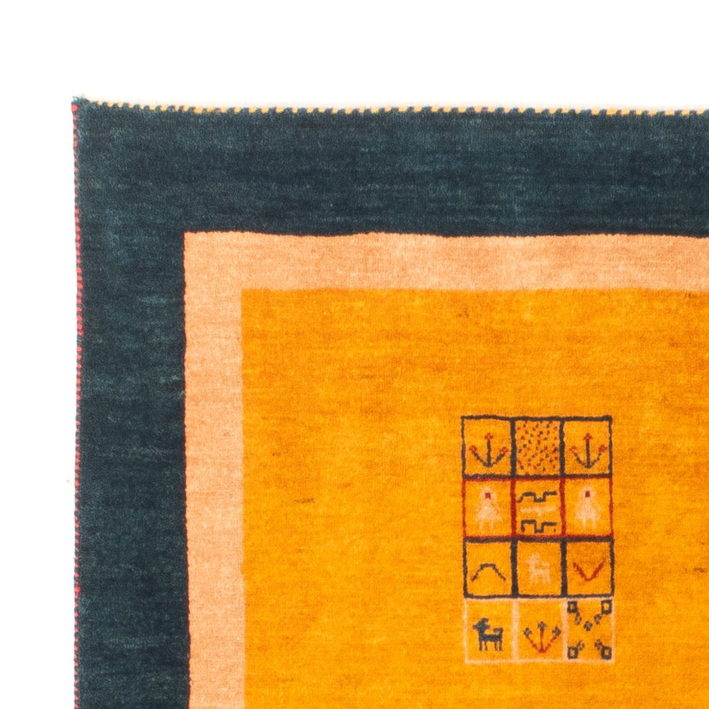 Persisk Gabbeh Mattan 155x108cm - Perserteppich Wollteppich