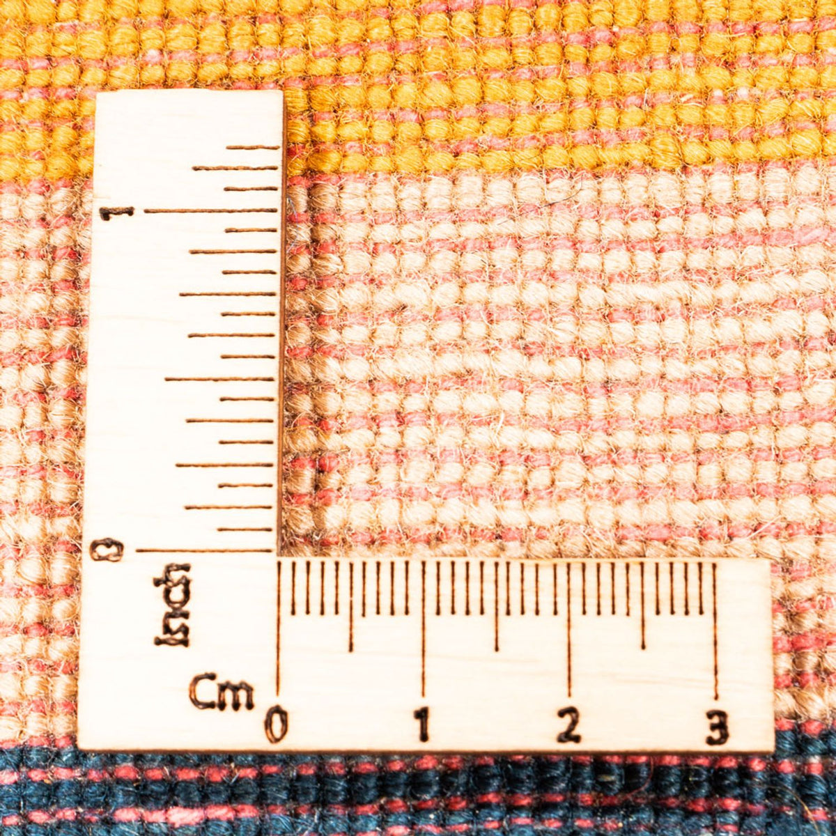 Gabbeh-matta - persisk - 155 x 108 cm - guld