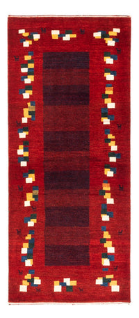 Runner Gabbeh-matta - persisk - 200 x 85 cm - röd