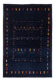 Gabbeh-matta - persisk - 177 x 125 cm - mörkblå