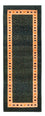 Runner Gabbeh-matta - persisk - 226 x 86 cm - grön