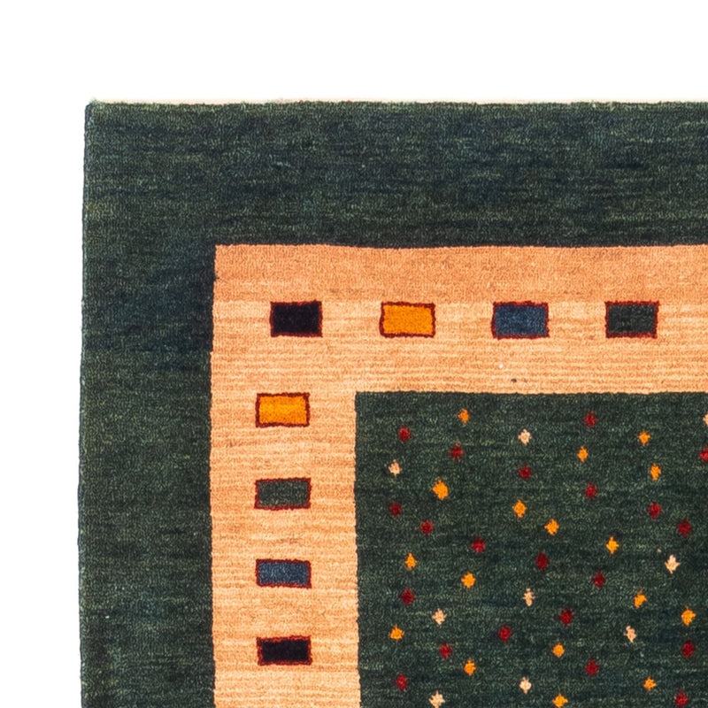 Runner Gabbeh-matta - persisk - 226 x 86 cm - grön