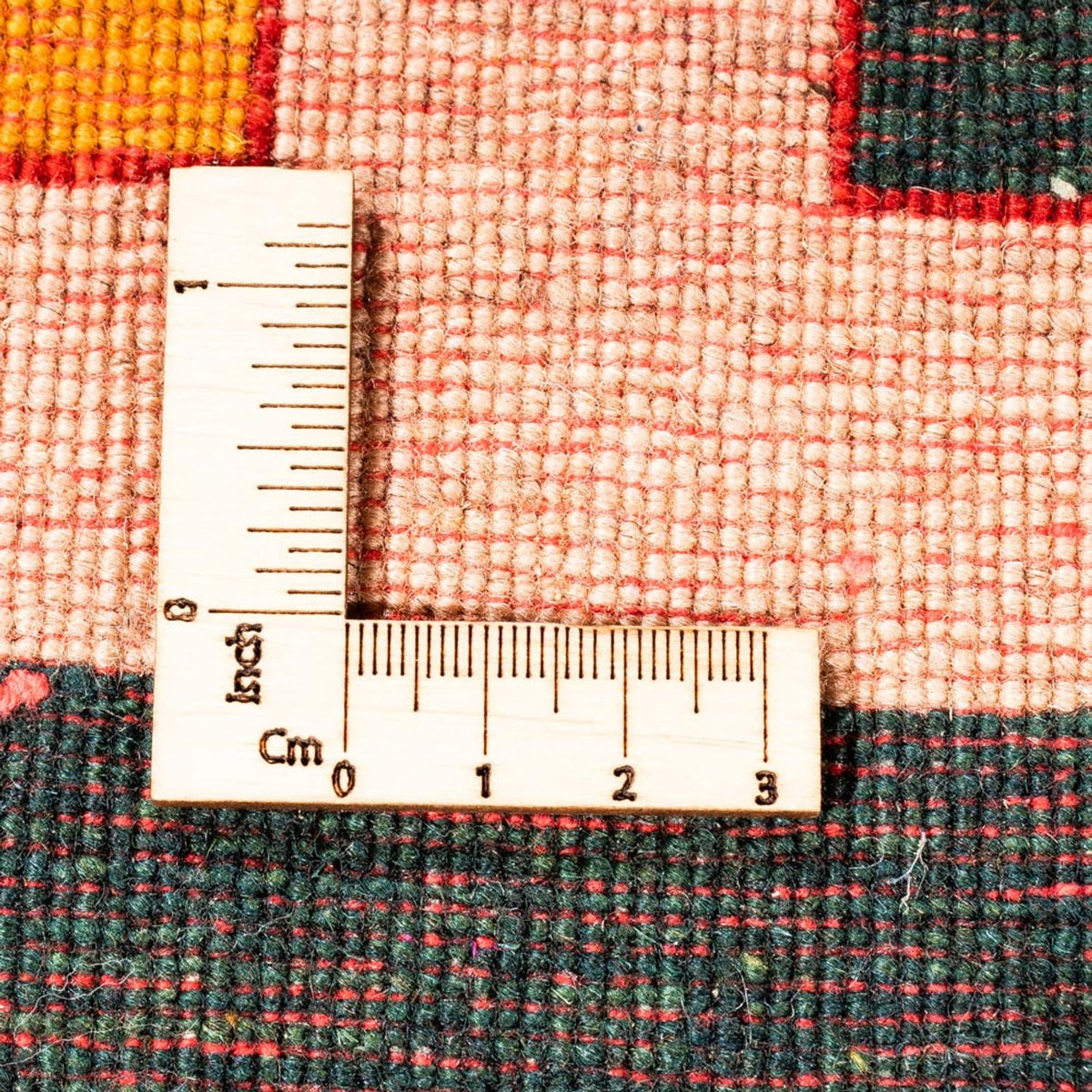 Runner Gabbeh-matta - persisk - 226 x 86 cm - grön