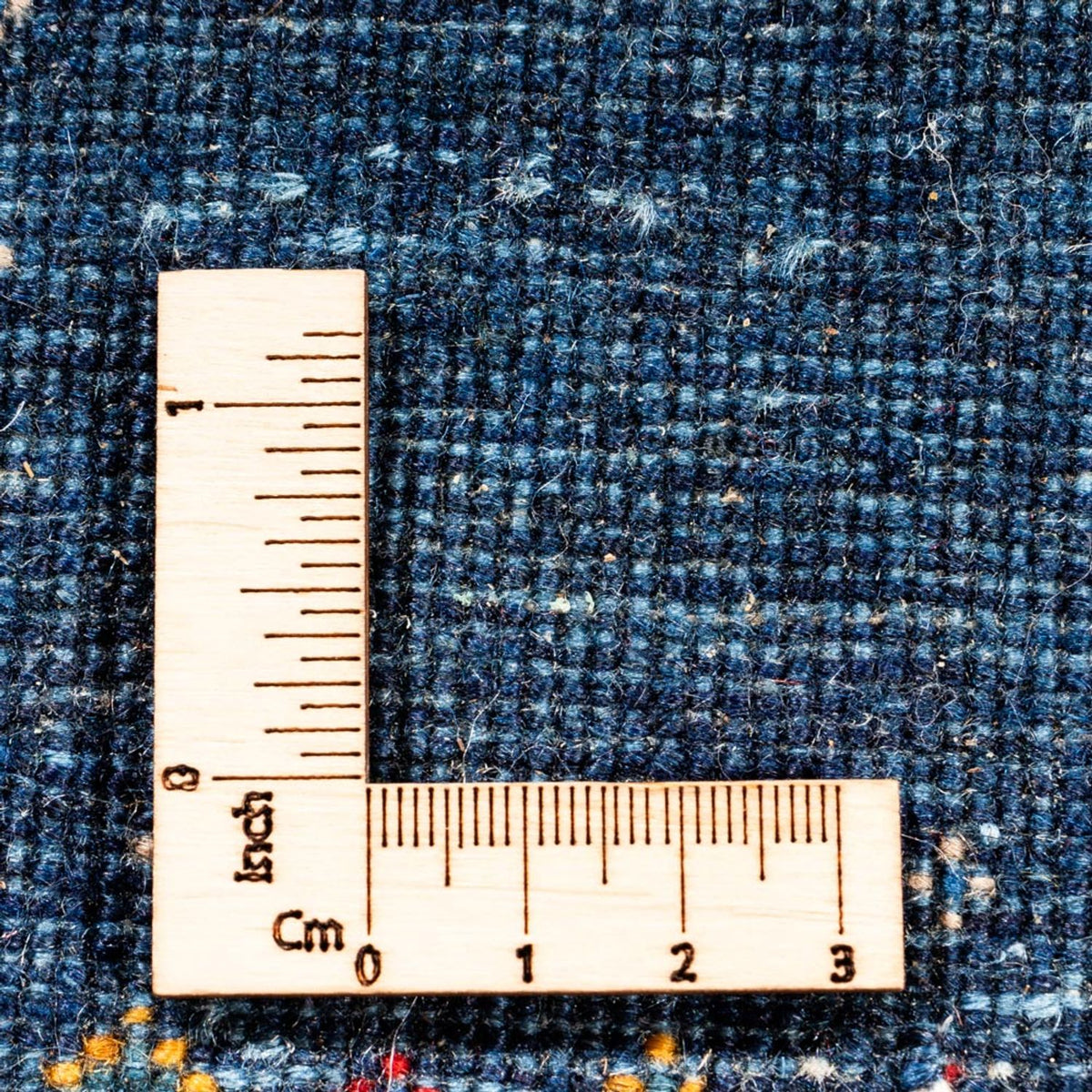 Runner Gabbeh-matta - persisk - 245 x 83 cm - mörkblå