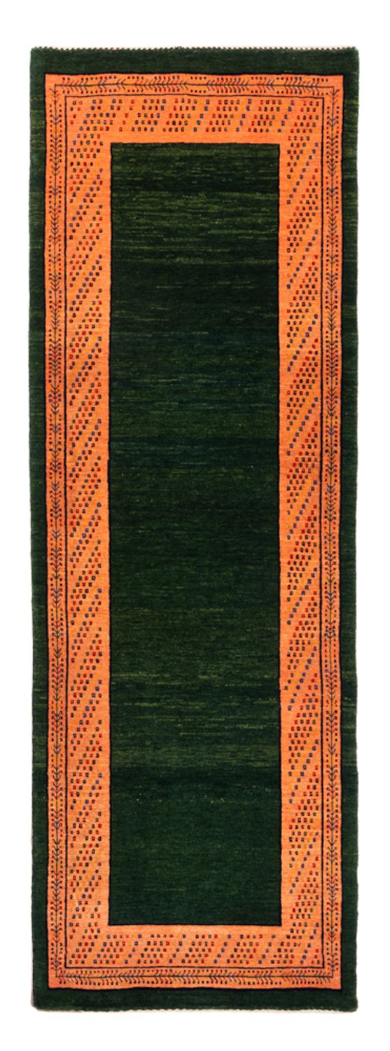 Runner Gabbeh-matta - persisk - 232 x 85 cm - mörkblå