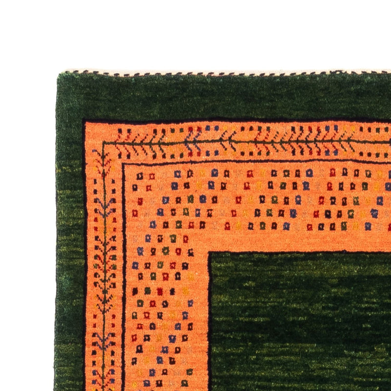 Runner Gabbeh-matta - persisk - 232 x 85 cm - mörkblå