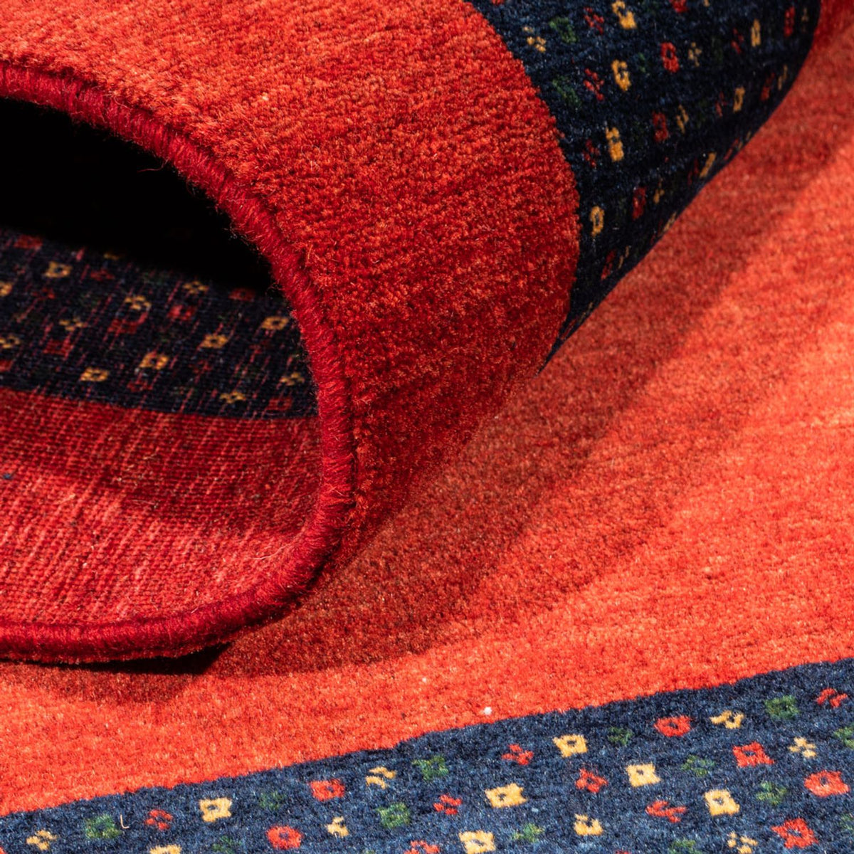 Gabbeh-matta - persisk - 150 x 101 cm - röd