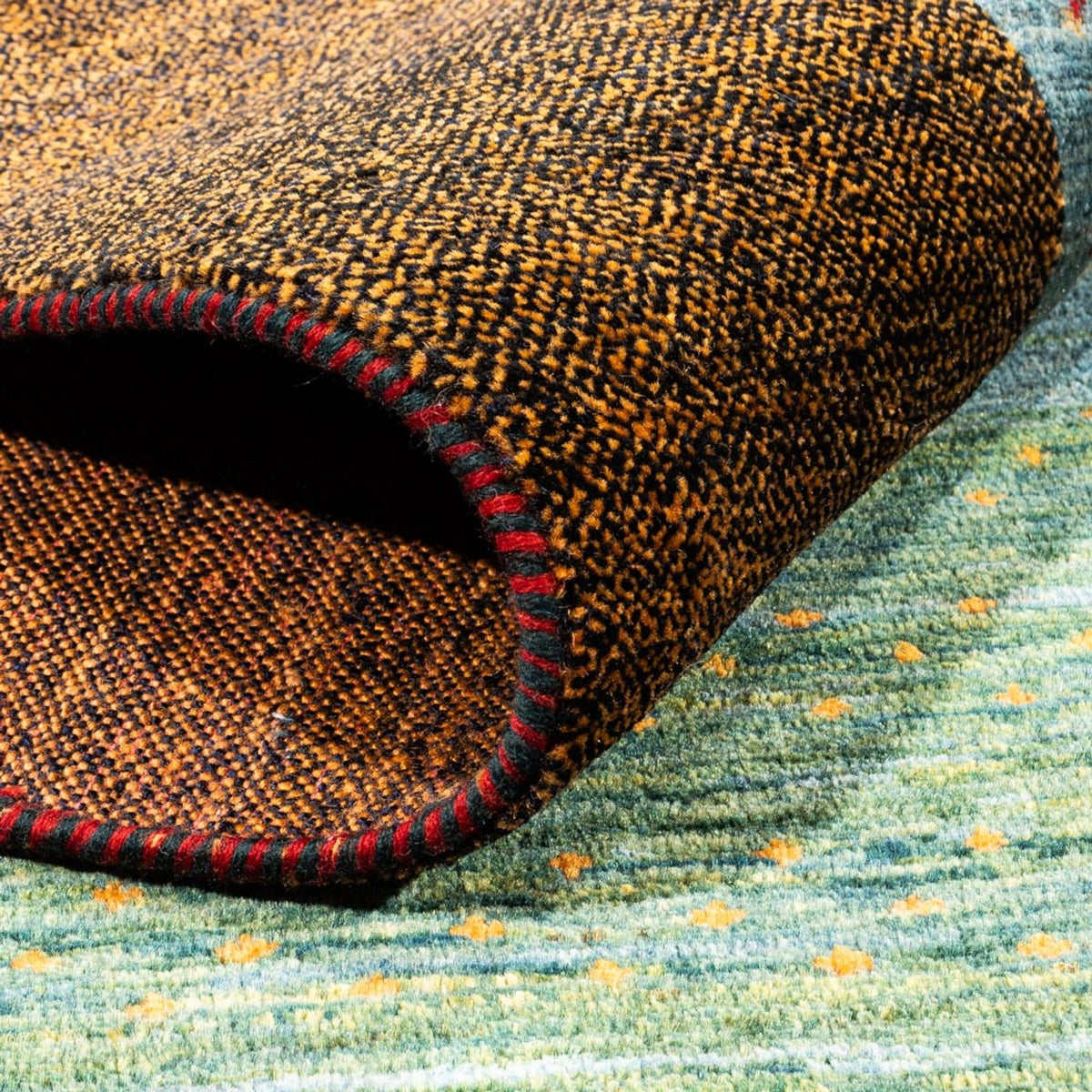 Gabbeh-matta - persisk - 236 x 172 cm - grön