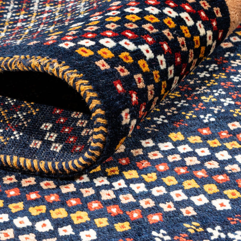 Gabbeh-matta - persisk - 200 x 156 cm - flerfärgad