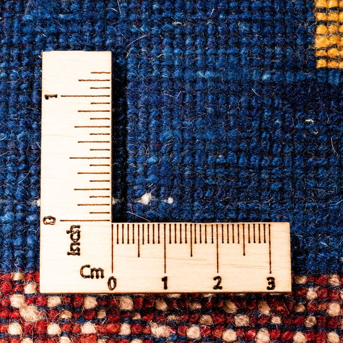 Runner Gabbeh-matta - persisk - 194 x 77 cm - mörkblå