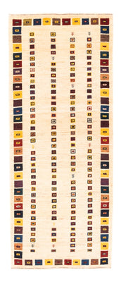 Runner Gabbeh-matta - persisk - 195 x 81 cm - grädde