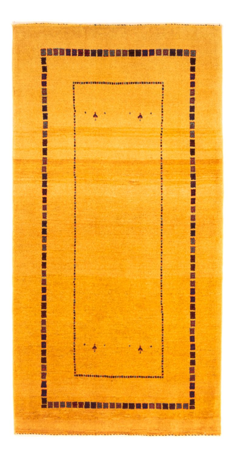 Gabbeh-matta - persisk - 155 x 83 cm - gul