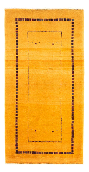 Gabbeh-matta - persisk - 155 x 83 cm - gul