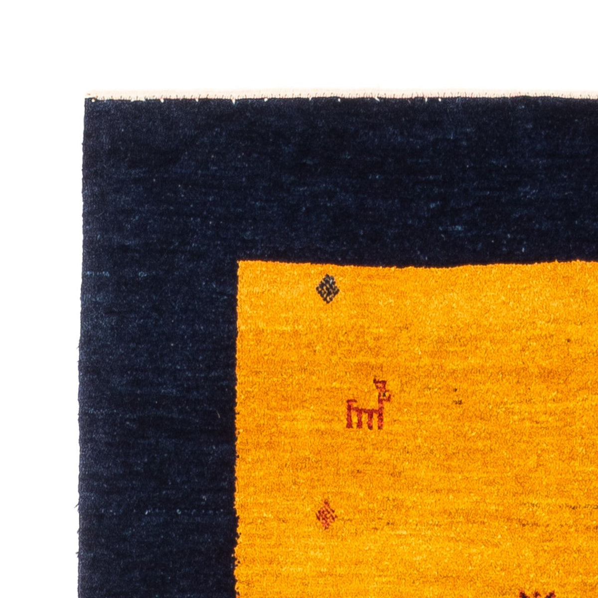 Runner Gabbeh-matta - persisk - 188 x 82 cm - guld