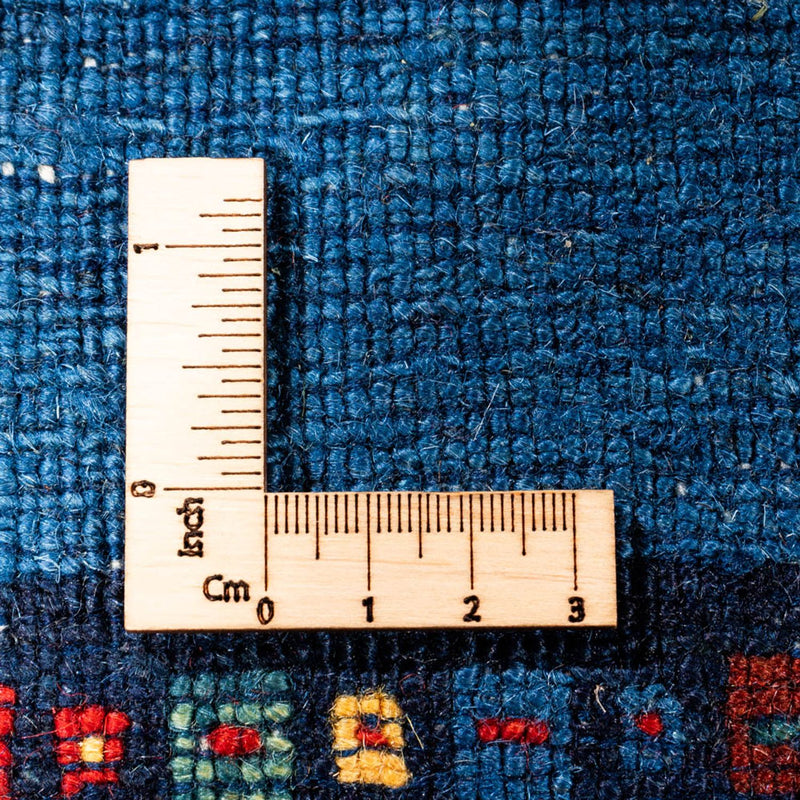 Runner Gabbeh-matta - persisk - 196 x 82 cm - blå