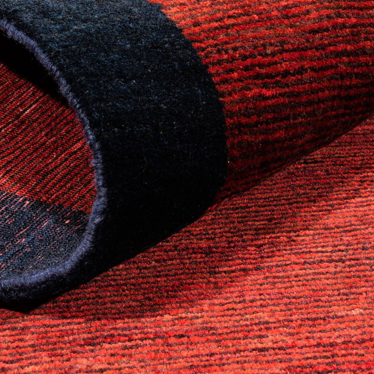 Runner Gabbeh-matta - persisk - 193 x 80 cm - rött vin