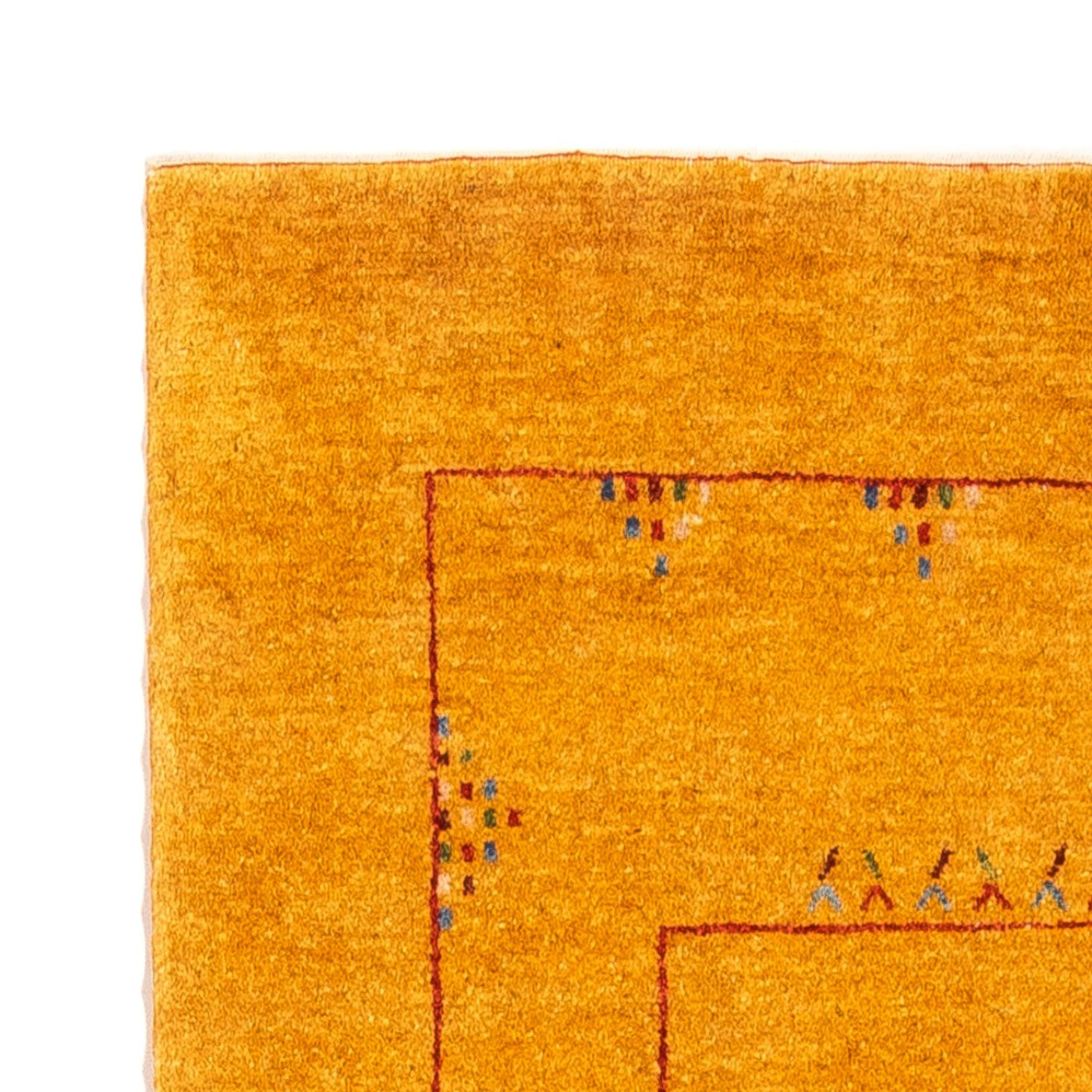 Runner Gabbeh-matta - persisk - 204 x 84 cm - guld