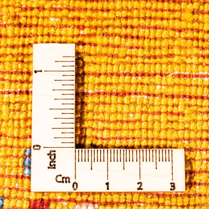 Runner Gabbeh-matta - persisk - 204 x 84 cm - guld