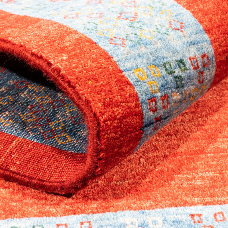 Gabbeh-matta - persisk - 145 x 99 cm - röd